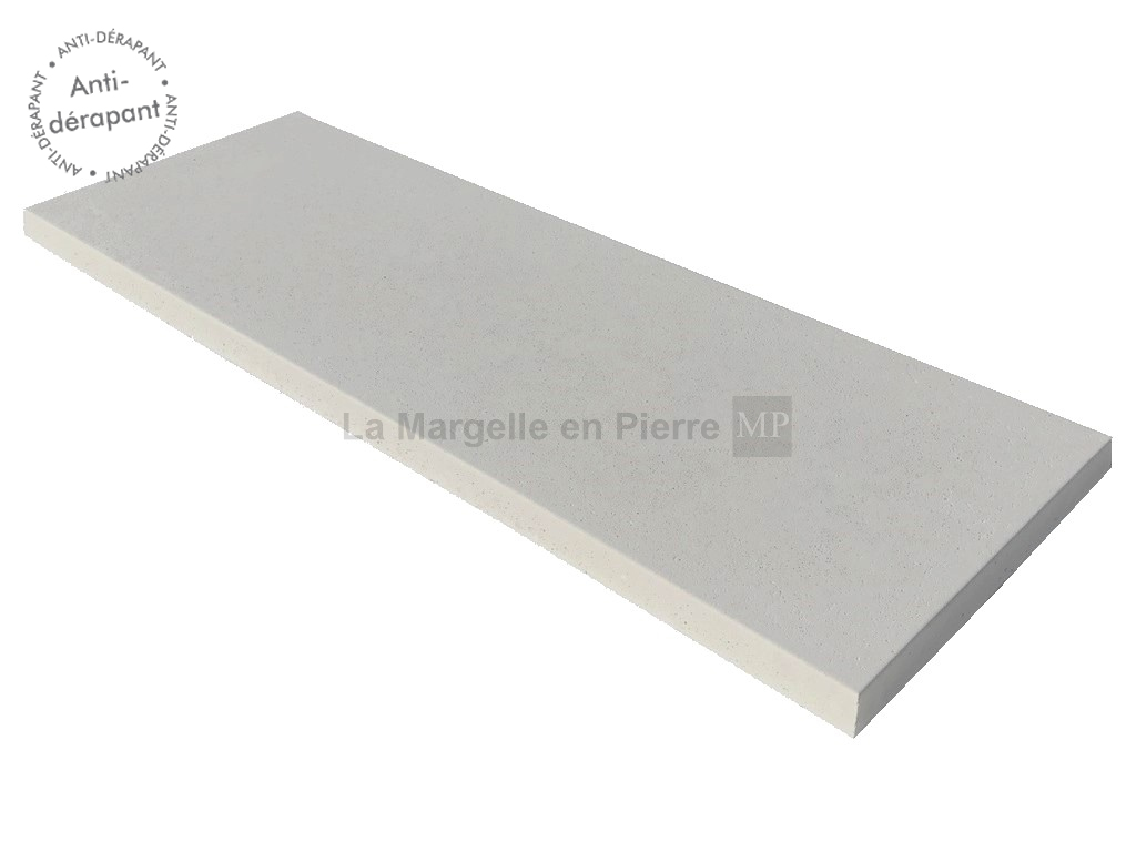Margelle droite BOSTON 100x25x3.5cm margelle plate - bord DROIT