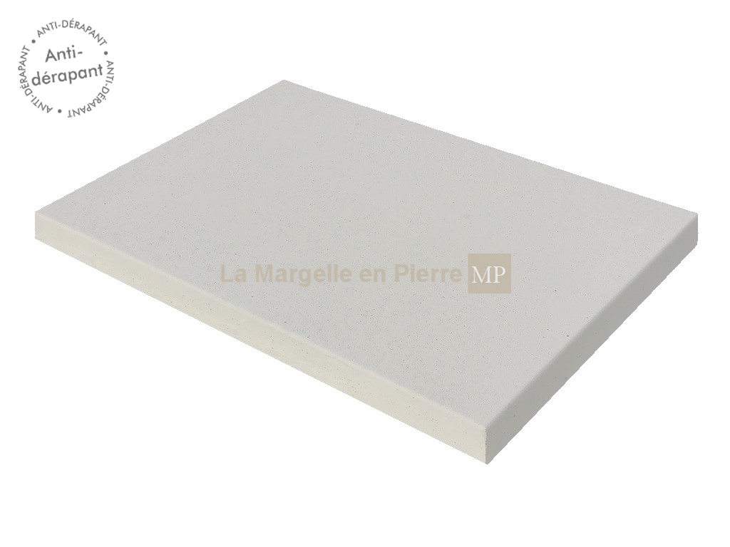 Margelle droite BOSTON 50x35x3.5cm margelle plate - bord DROIT